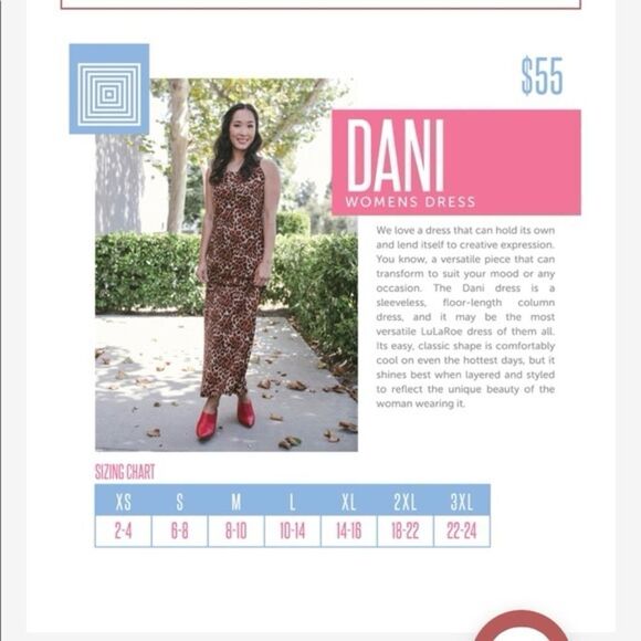 Lularoe- Dani long maxi dress - bright orange and purple floral print-size small - Picture 8 of 8